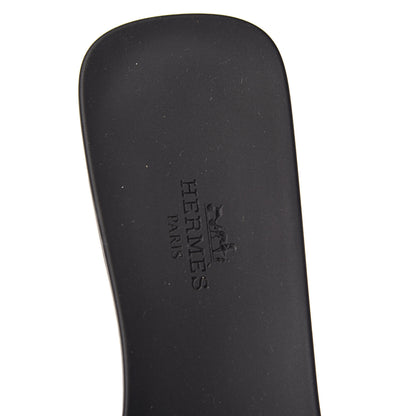 Hermes Rubber Aloha Sandals 38 Black 13 of 14