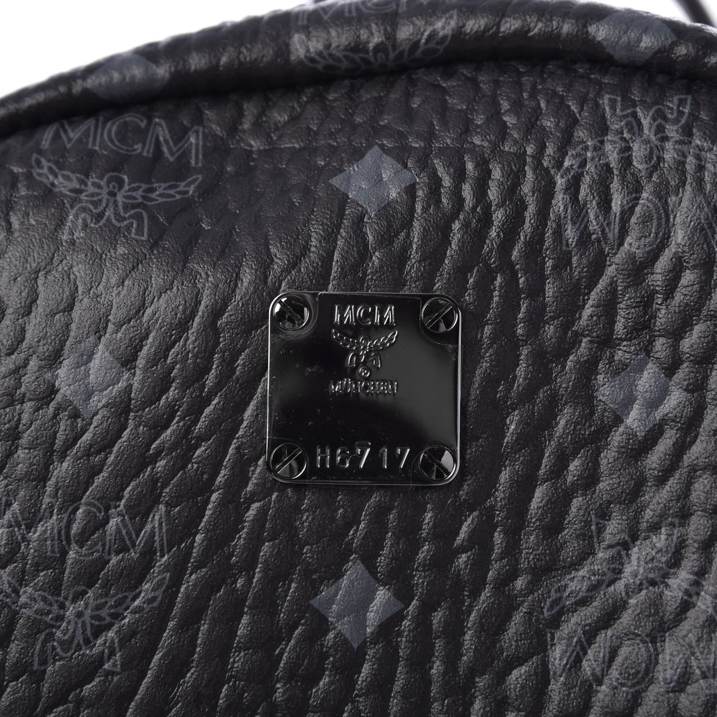 Visetos Medium Side Studs Stark Backpack Black