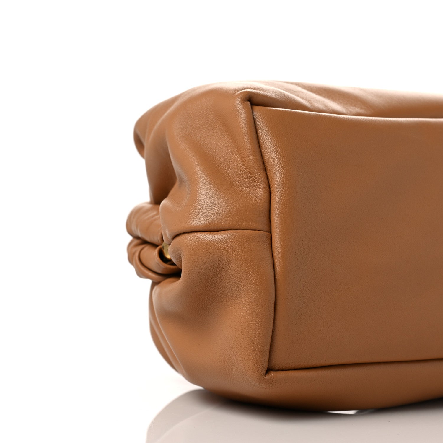 Mansur Gavriel Lambskin Cloud Clutch Caramel 7 of 8