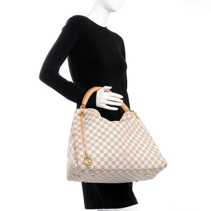 Louis Vuitton Damier Azur Artsy MM 2 of 8