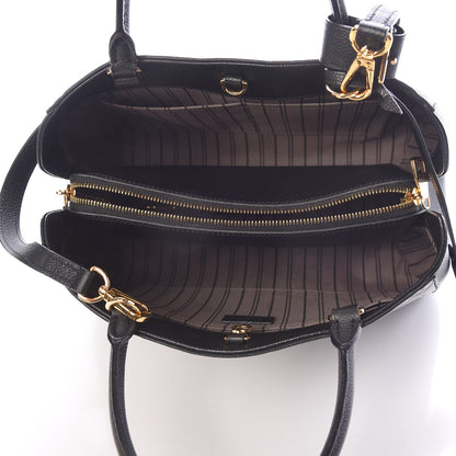 Louis Vuitton Empreinte Montaigne MM Black 5 of 9
