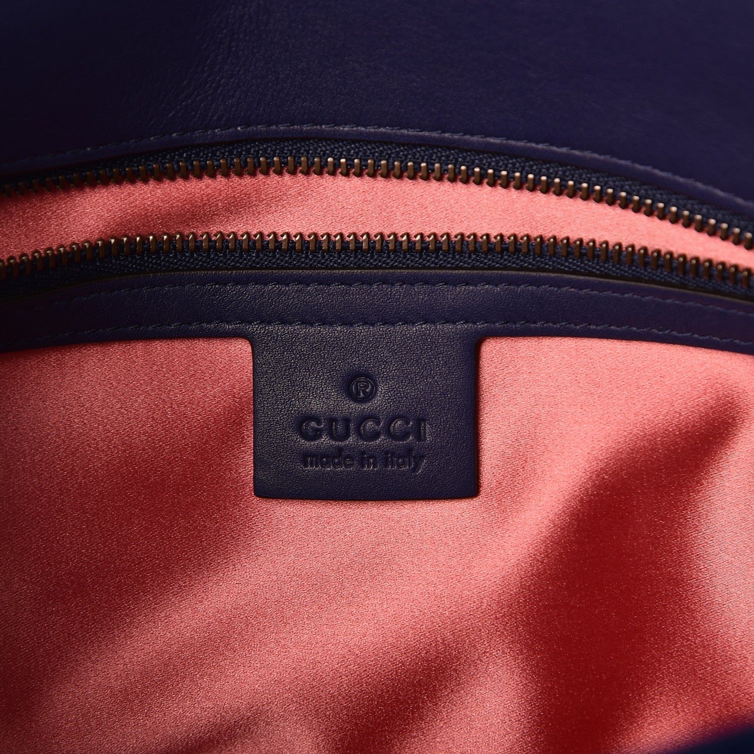 Gucci Velvet Matelasse Small GG Marmont Shoulder Bag Cobalt Blue 6 of 10