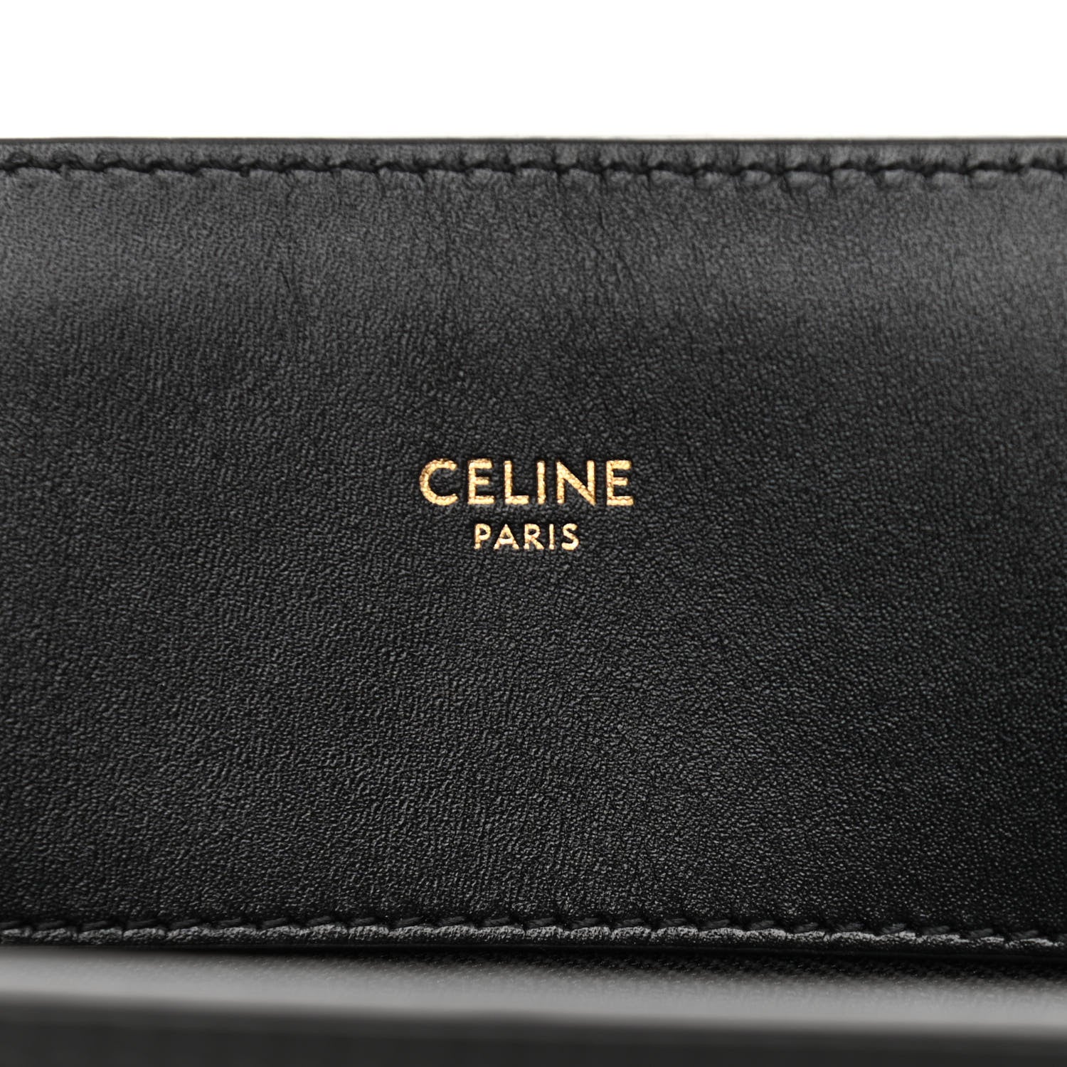 Celine Canvas Calfskin Small Vertical Cabas Black 6 of 12