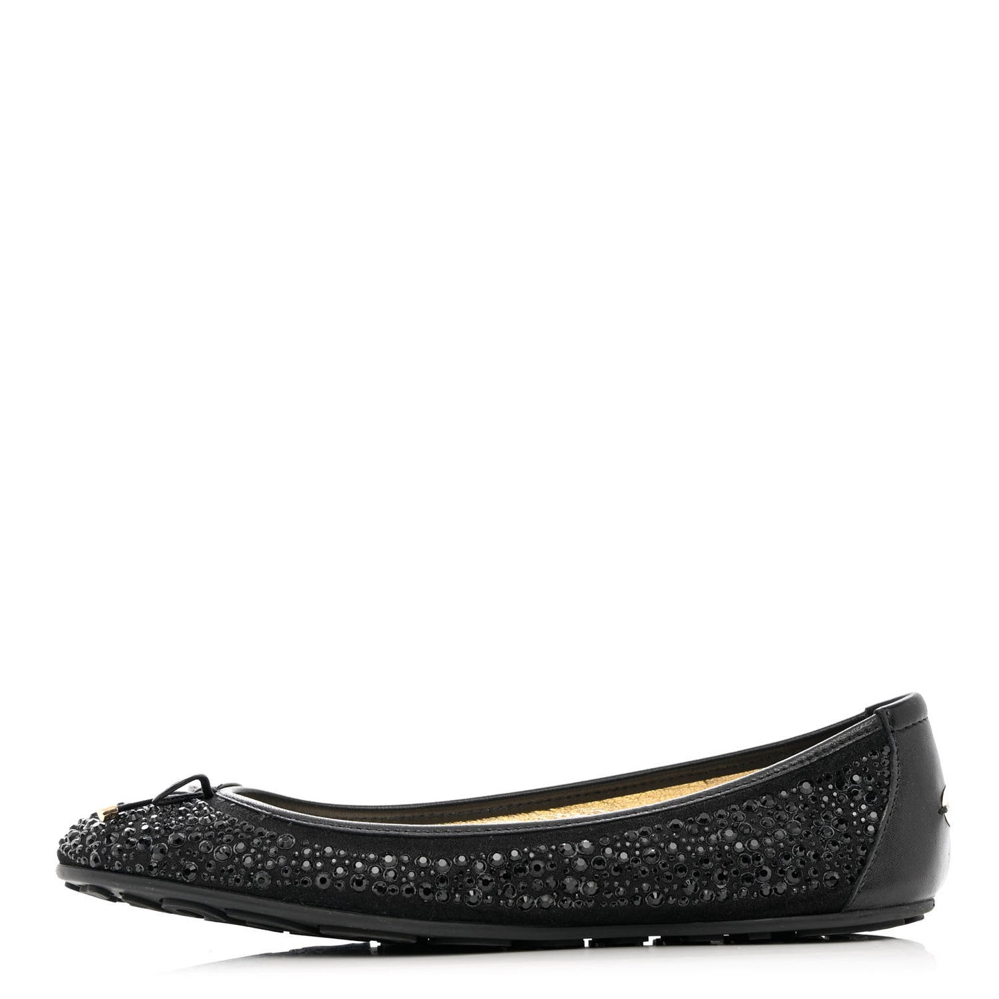 Jeweled Weber Ballet Flats 39 Black