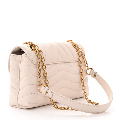 Louis Vuitton Calfskin New Wave Chain Bag MM NM Ivory Ivory 3 of 11