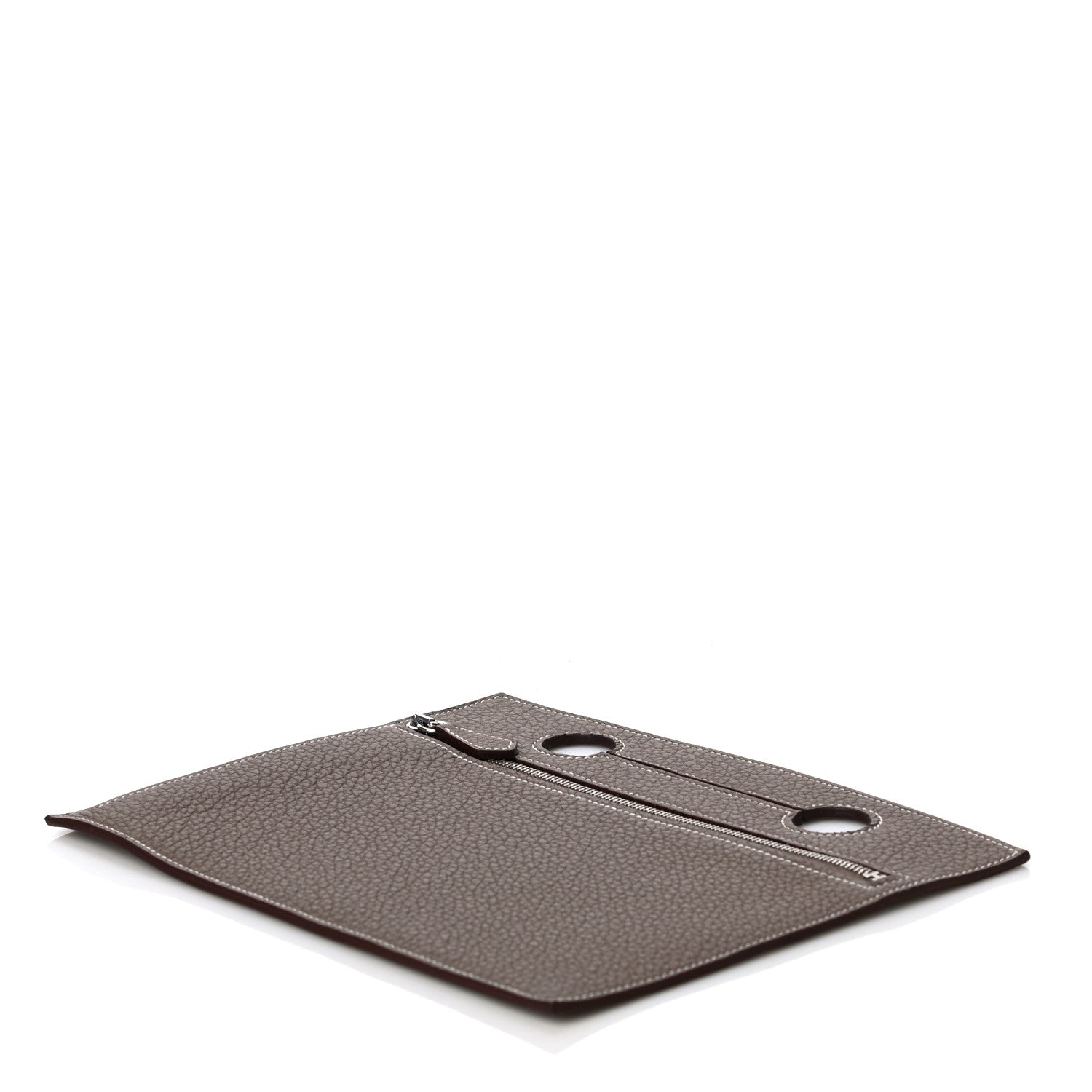 Hermes Togo Backpocket Pouch 30 Etoupe 5 of 7