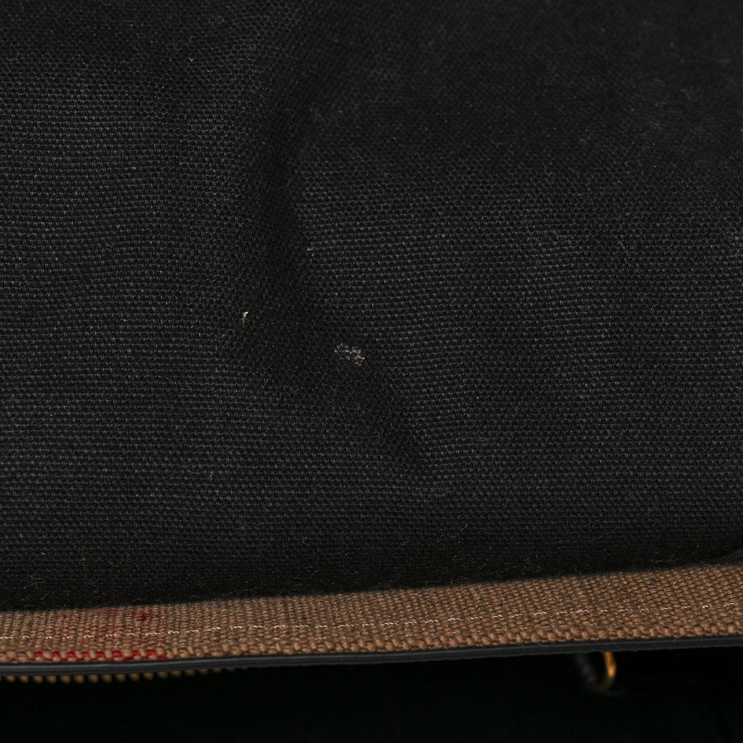 Canvas Mega Check Large Baildon Messenger Bag Black