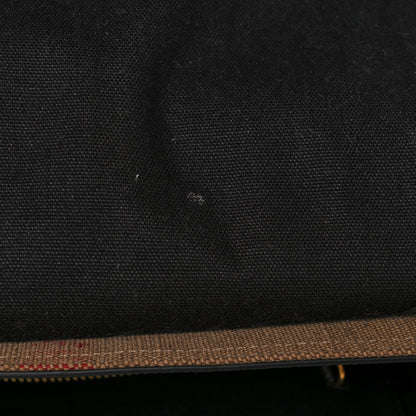 Burberry Canvas Mega Check Large Baildon Messenger Bag Black 9 of 11