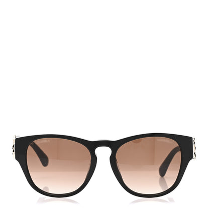 Chanel Crystal Lambskin CC Sunglasses 5455-Q-A Black 3 of 6