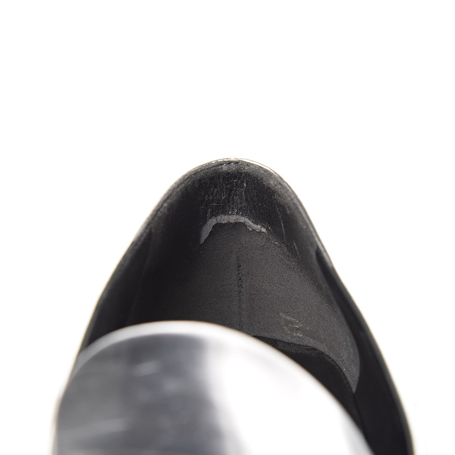Gucci Metallic Calfskin Womens Horsebit Loafers 36 Silver 11 of 13