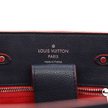 Louis Vuitton Soft Calfskin Braided Lockme Bucket Marine Rouge 6 of 10