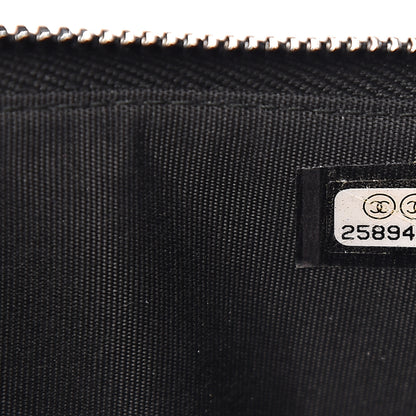 Chanel Caviar Quilted Classic Zip Boy Pouch Black 6 of 6