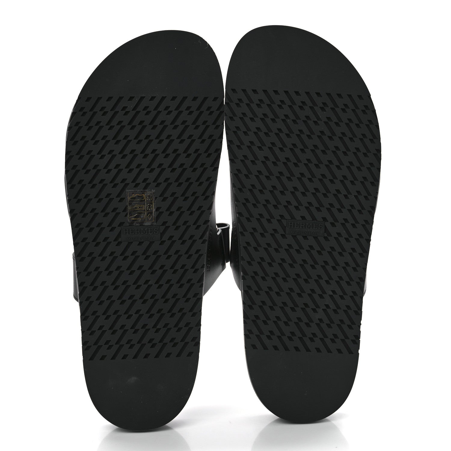 Hermes Calfskin Womens Chypre Sandals 42 Black 5 of 8
