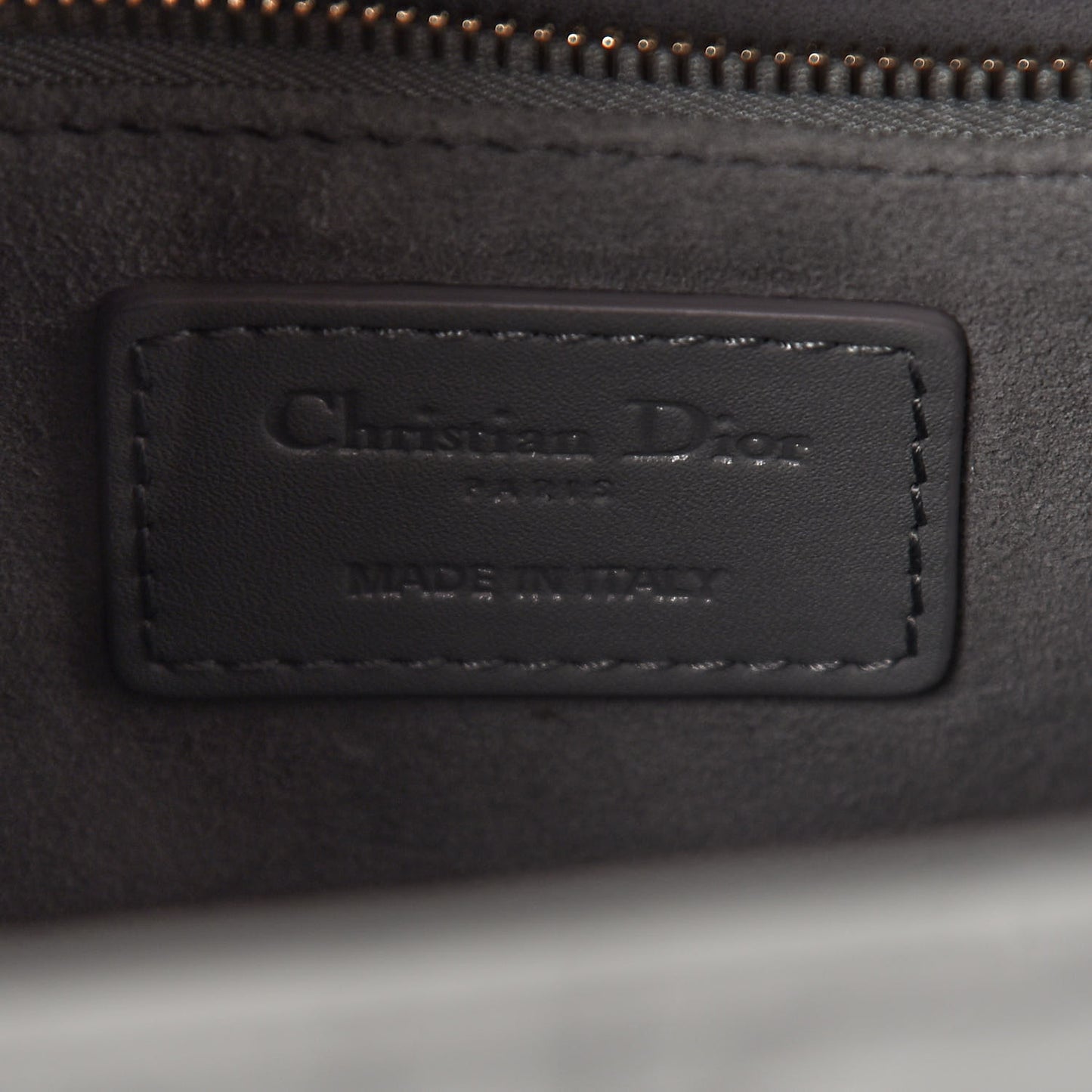 Ultra Matte Calfskin Cannage Medium Lady Dior Grey Stone