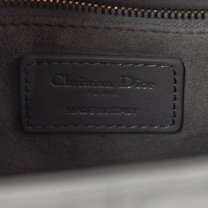 Christian Dior Ultra Matte Calfskin Cannage Medium Lady Dior Grey Stone 6 of 8