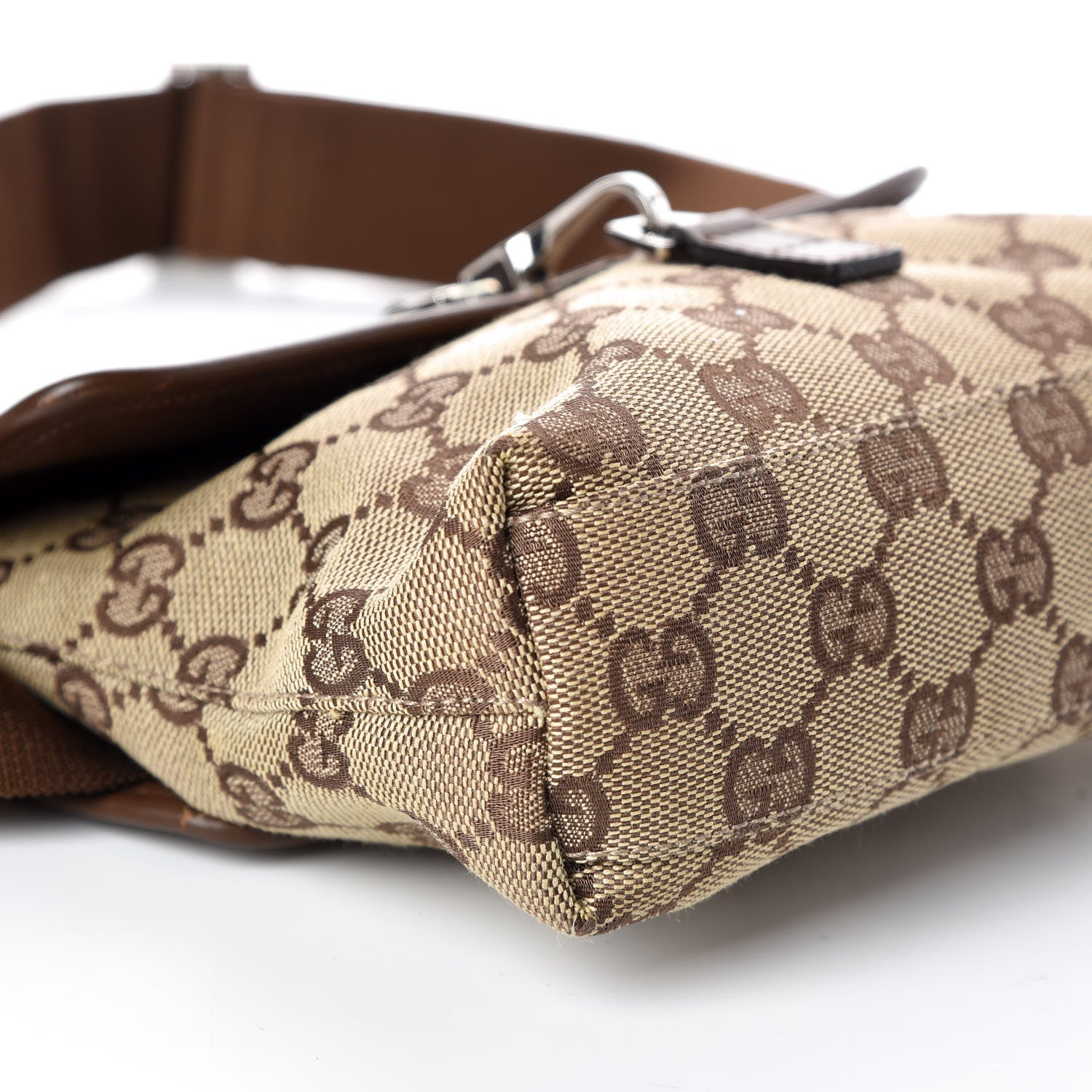 Gucci GG Monogram Flight Belt Bag Dark Brown 5 of 9