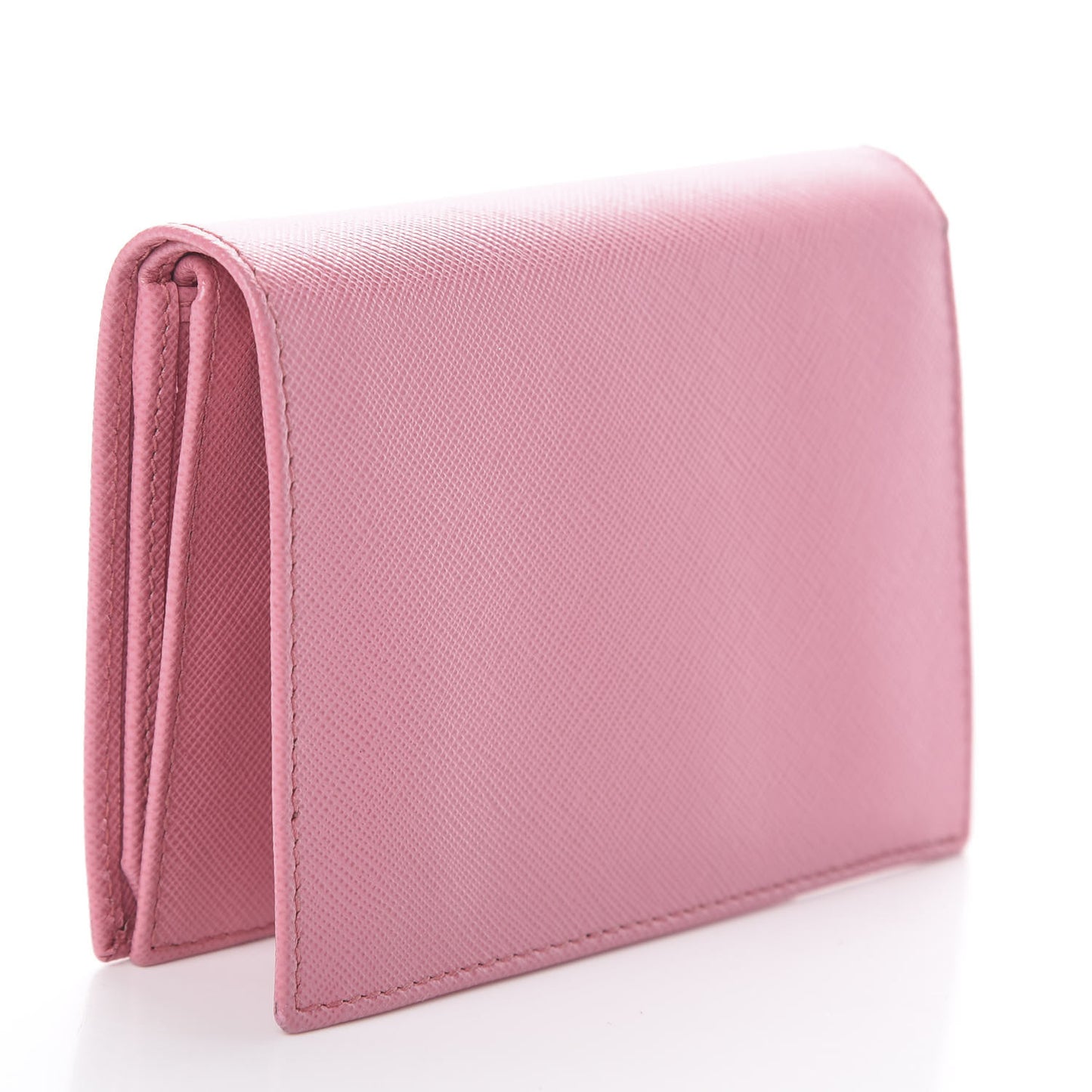 Saffiano Metal Bi-Fold Wallet Begonia