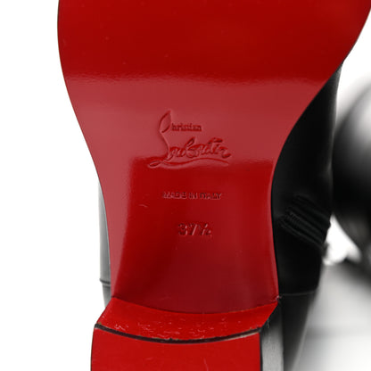 Christian Louboutin Calfskin Karialta 70 Over The Knee Boots 37.5 Black 6 of 11