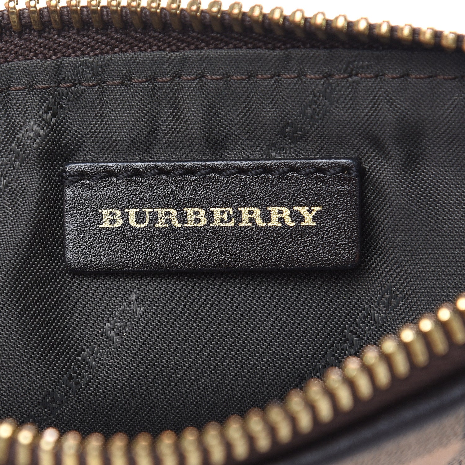 Burberry Haymarket Check Clara Pochette Chocolate 6 of 10