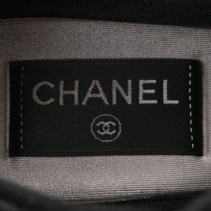 Chanel Fabric Suede Calfskin CC Sneakers 40 Gray 8 of 13