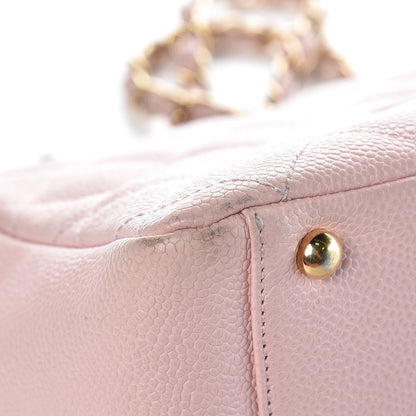 Chanel Caviar Quilted Petit Timeless Shopping Tote PTT Pink 15 of 18