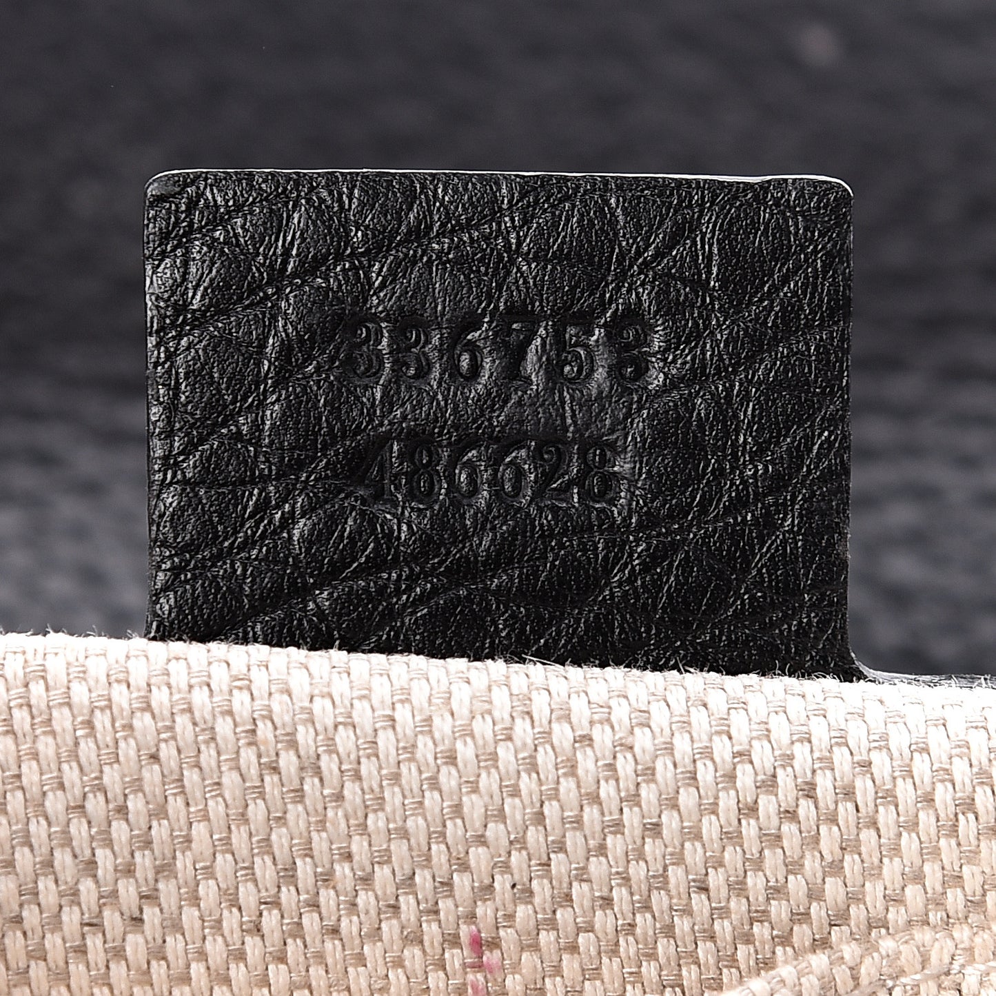 Pebbled Calfskin Medium Soho Clutch Black