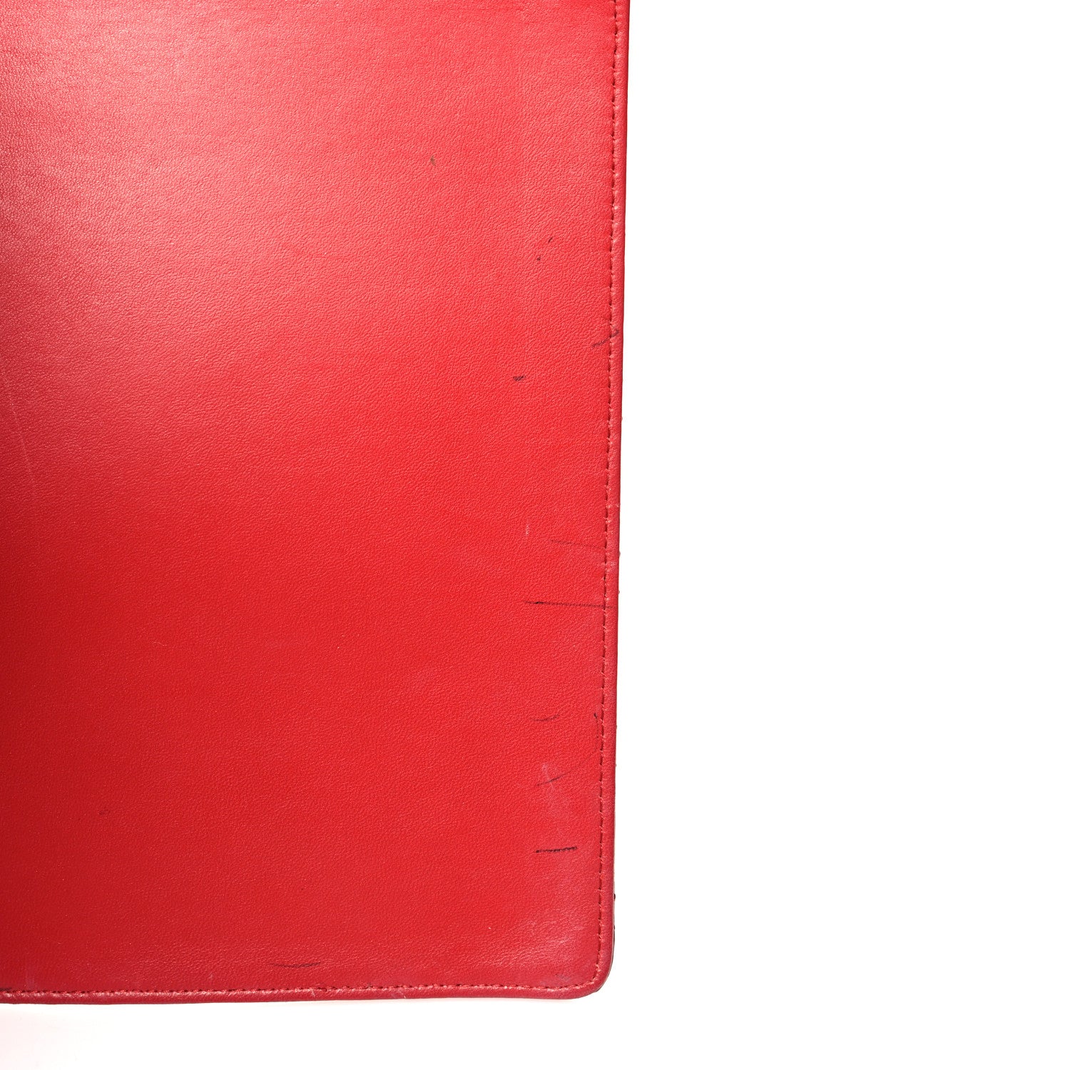 Chanel Lambskin Quilted Large Agenda Cover Red 8 of 10