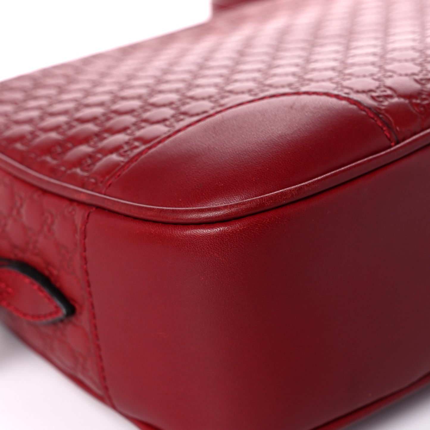 Microguccissima Mini Bree Messenger Bag Red