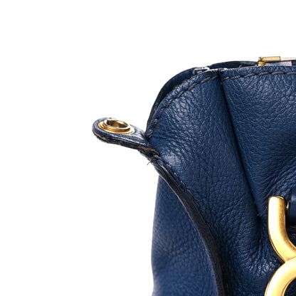 Chloe Calfskin Medium Marcie Satchel Royal Navy 14 of 19