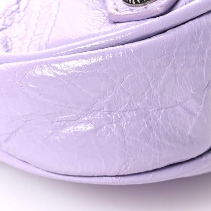 Balenciaga Agneau Arena Le Cagole Mini Purse With Chain Lilac 10 of 11