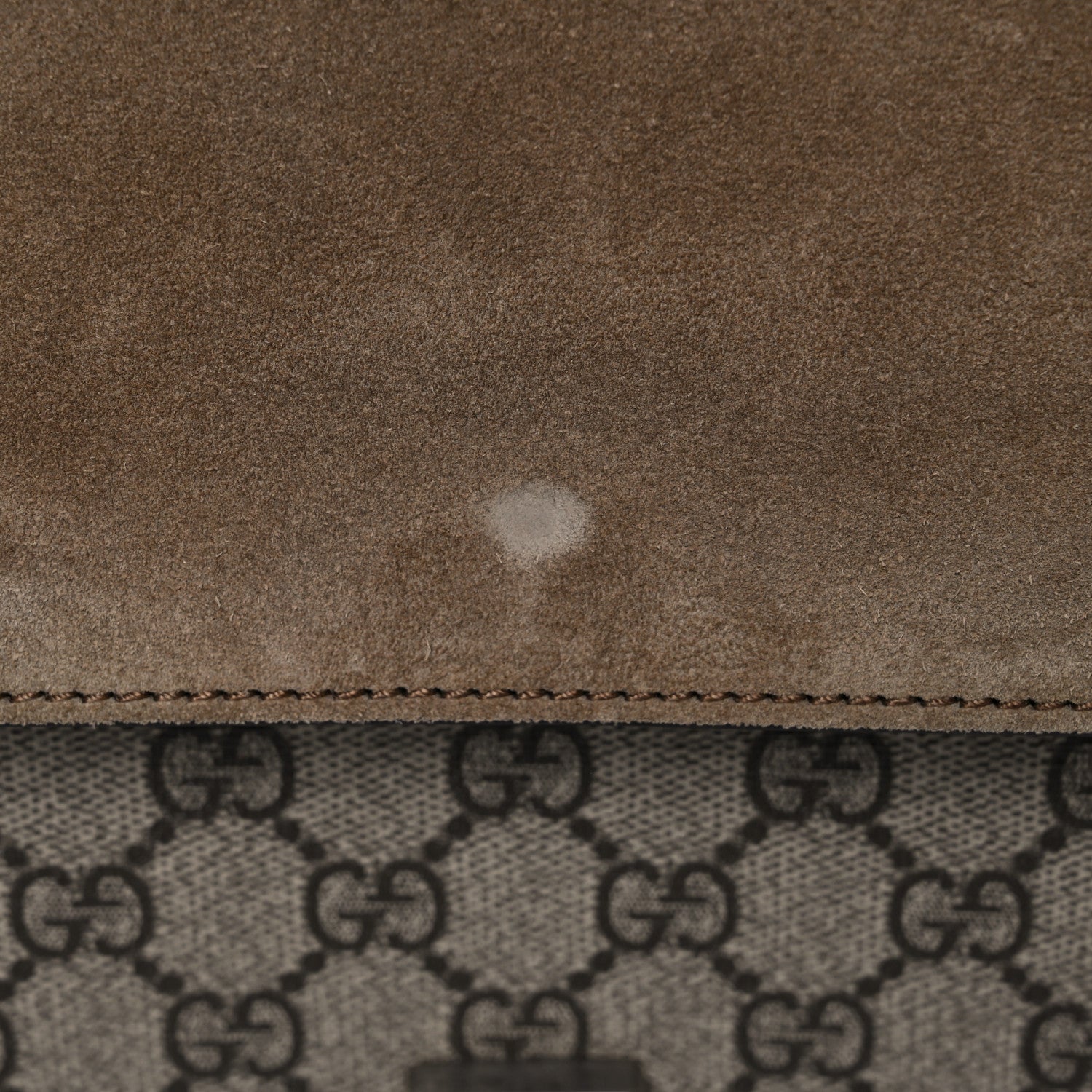 Gucci GG Supreme Monogram Medium Dionysus Shoulder Bag Taupe 14 of 15