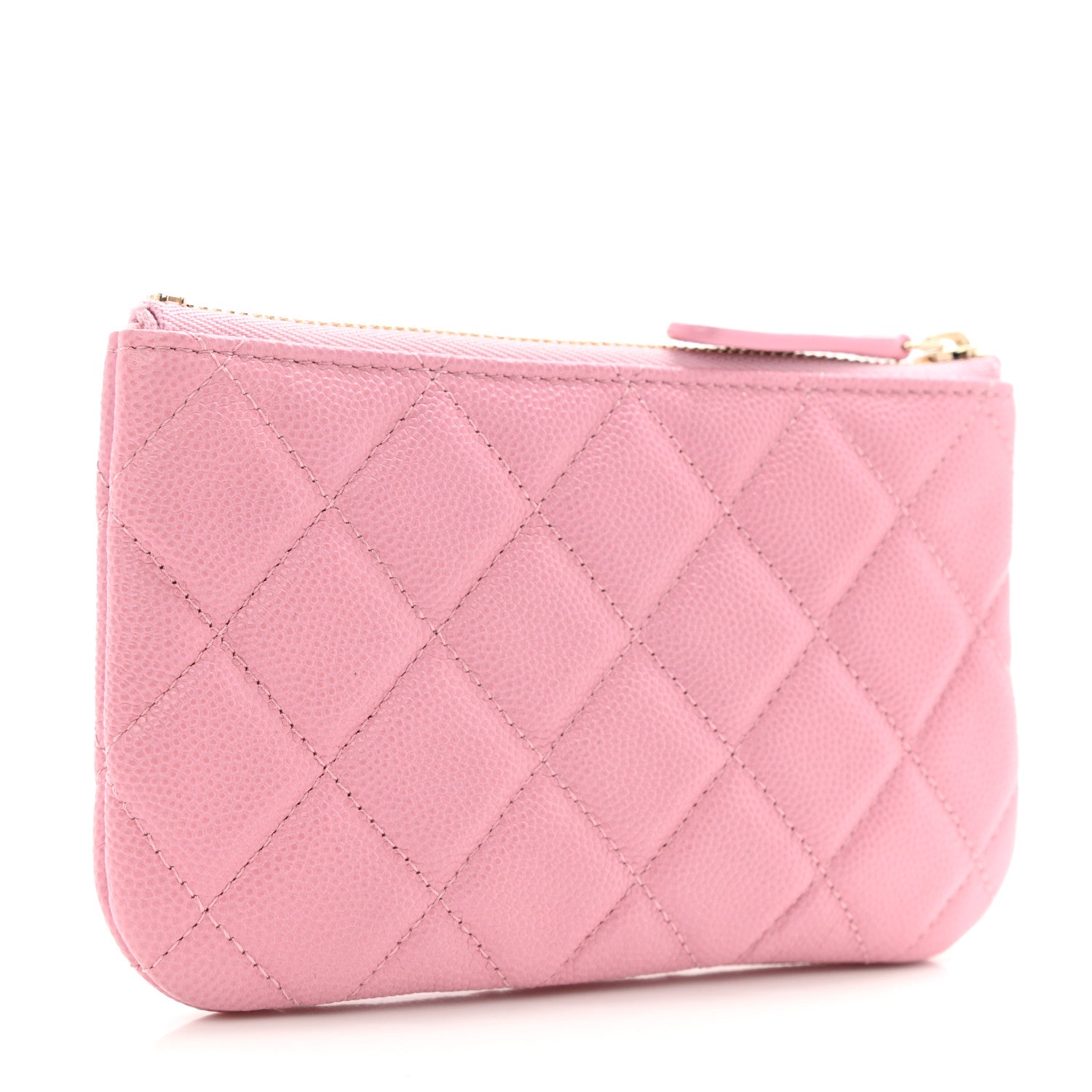 Chanel Caviar Quilted Small Cosmetic Case Pink 3 of 8