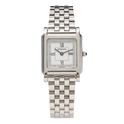 Tiffany Stainless Steel 24mm Classic Square Quartz Watch 1 of 5