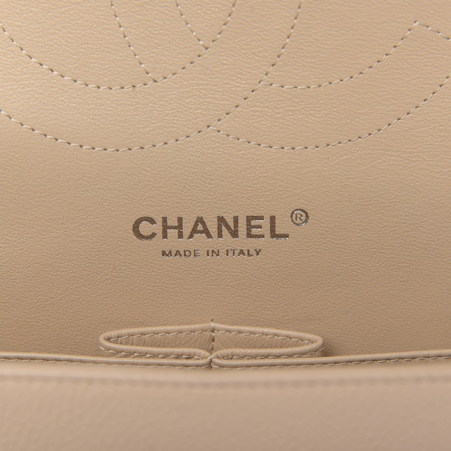 Chanel Caviar Quilted Jumbo Double Flap Beige Clair 9 of 10