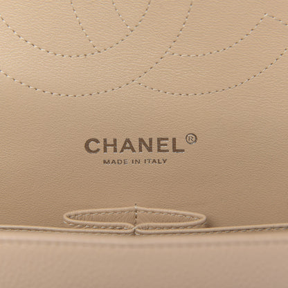 Chanel Caviar Quilted Jumbo Double Flap Beige Clair 9 of 10