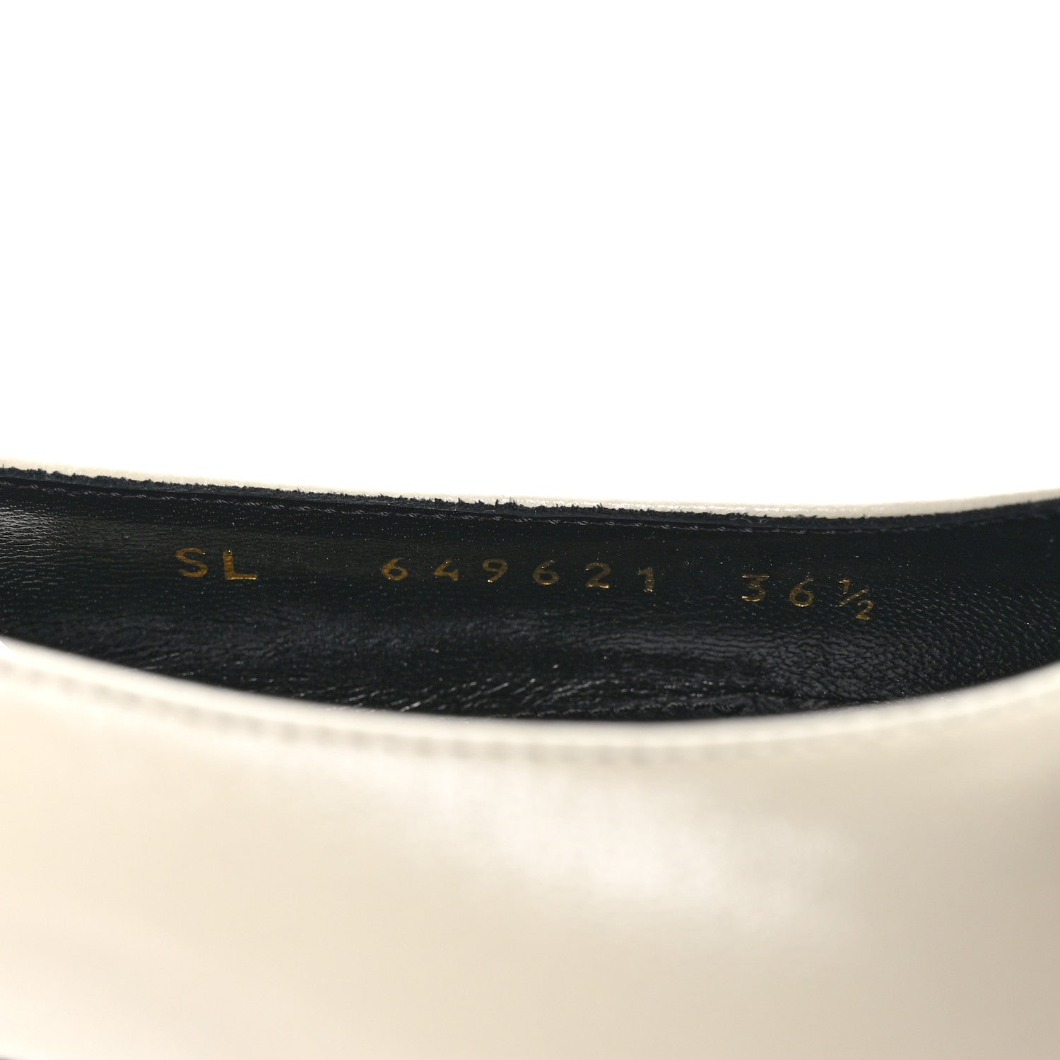 Saint Laurent Belfagor Anais Slingback Flats 36.5 Navy Pearl 8 of 9