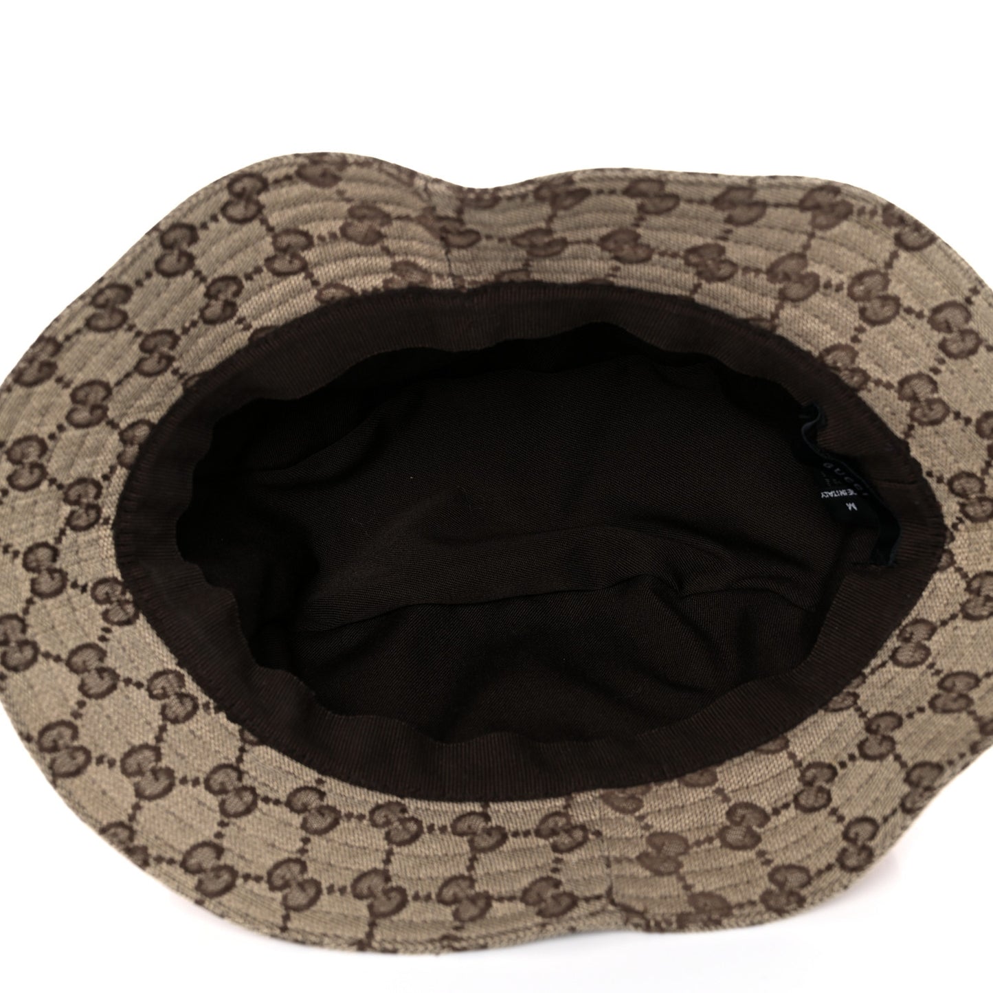 Monogram Web Bucket Hat M Brown