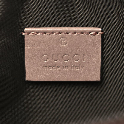 Gucci Calfskin Matelasse GG Marmont Pouch Cosmetic Case Porcelain Rose 6 of 10