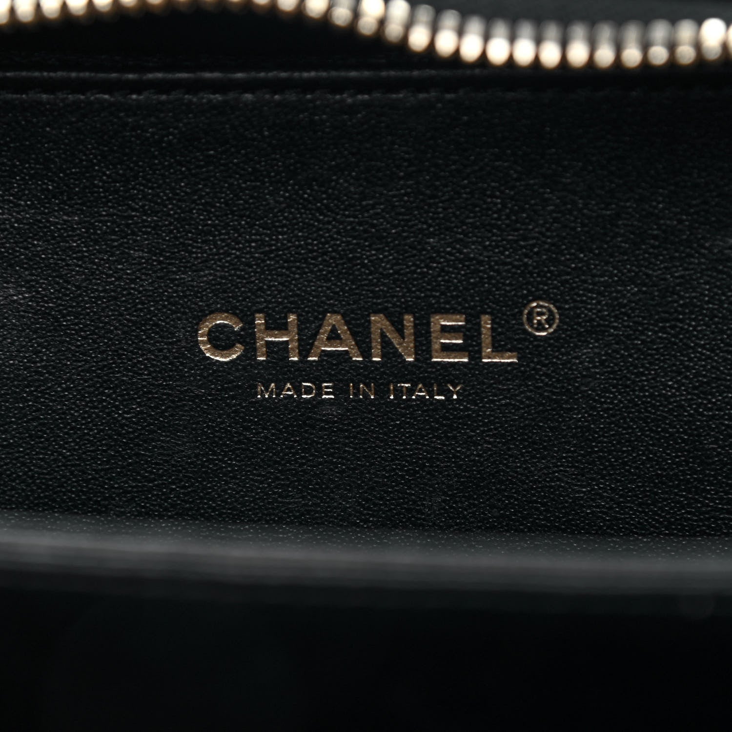 Chanel Caviar Quilted Small CC Filigree Vanity Case Black 6 of 11