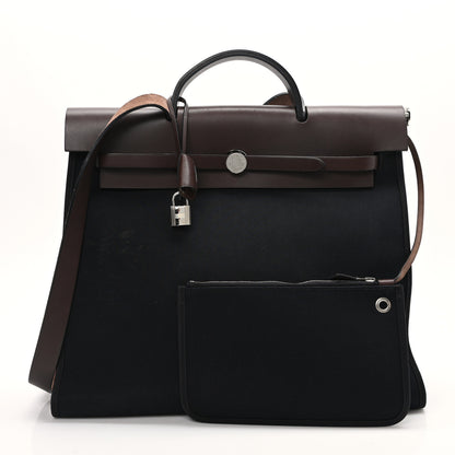 Hermes Toile Vache Hunter 39 GM Black Ebene 3 of 10