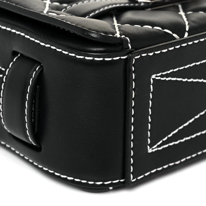 Alexander McQueen Calfskin Quilted The Myth Crossbody Bag Black 7 of 9