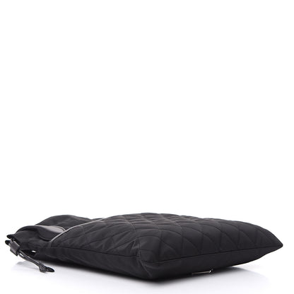 Prada Tessuto Nylon Ricamo Small Drawstring Bag Black 4 of 8