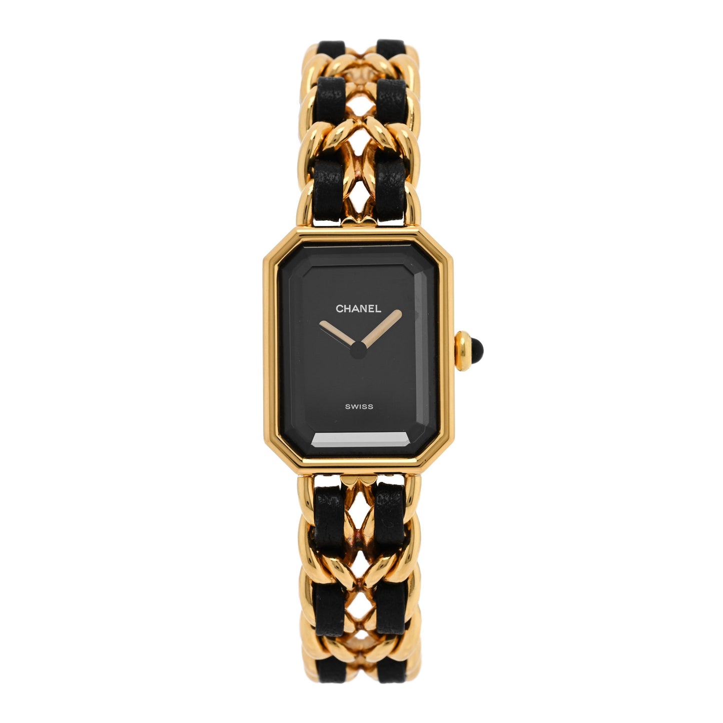 Stainless Steel Lambskin 20mm Chain Premiere Quartz Watch Gold L