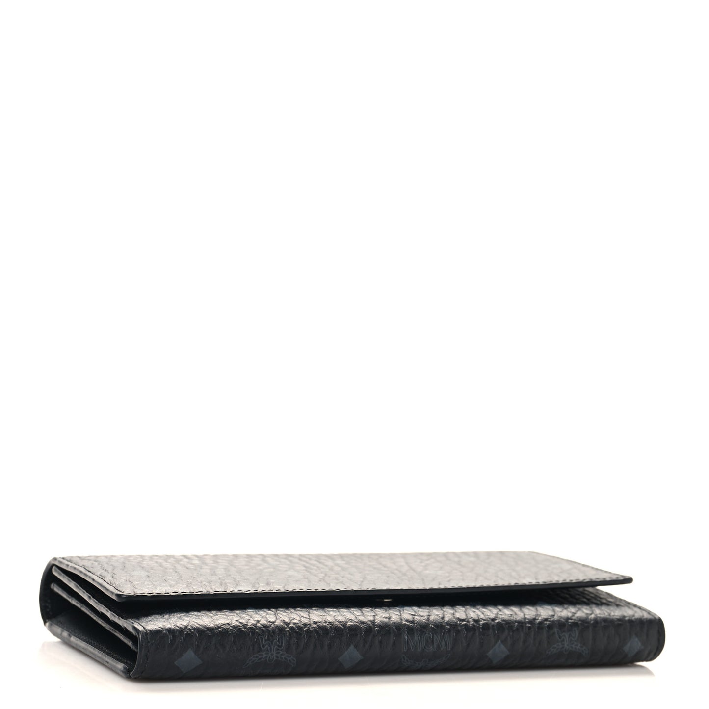 Visetos Large Tri-Fold Flap Wallet Black