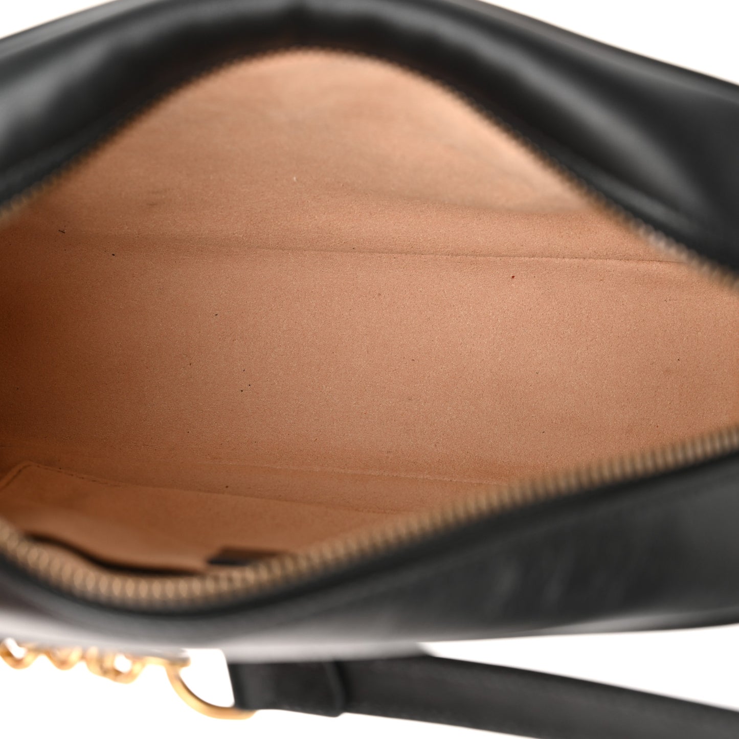 Calfskin Matelasse Small GG Marmont Chain Shoulder Bag Black