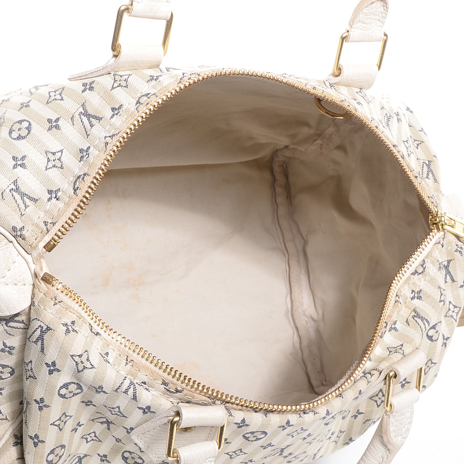 Louis Vuitton Mini Lin Croisette Speedy 30 Blue 5 of 7