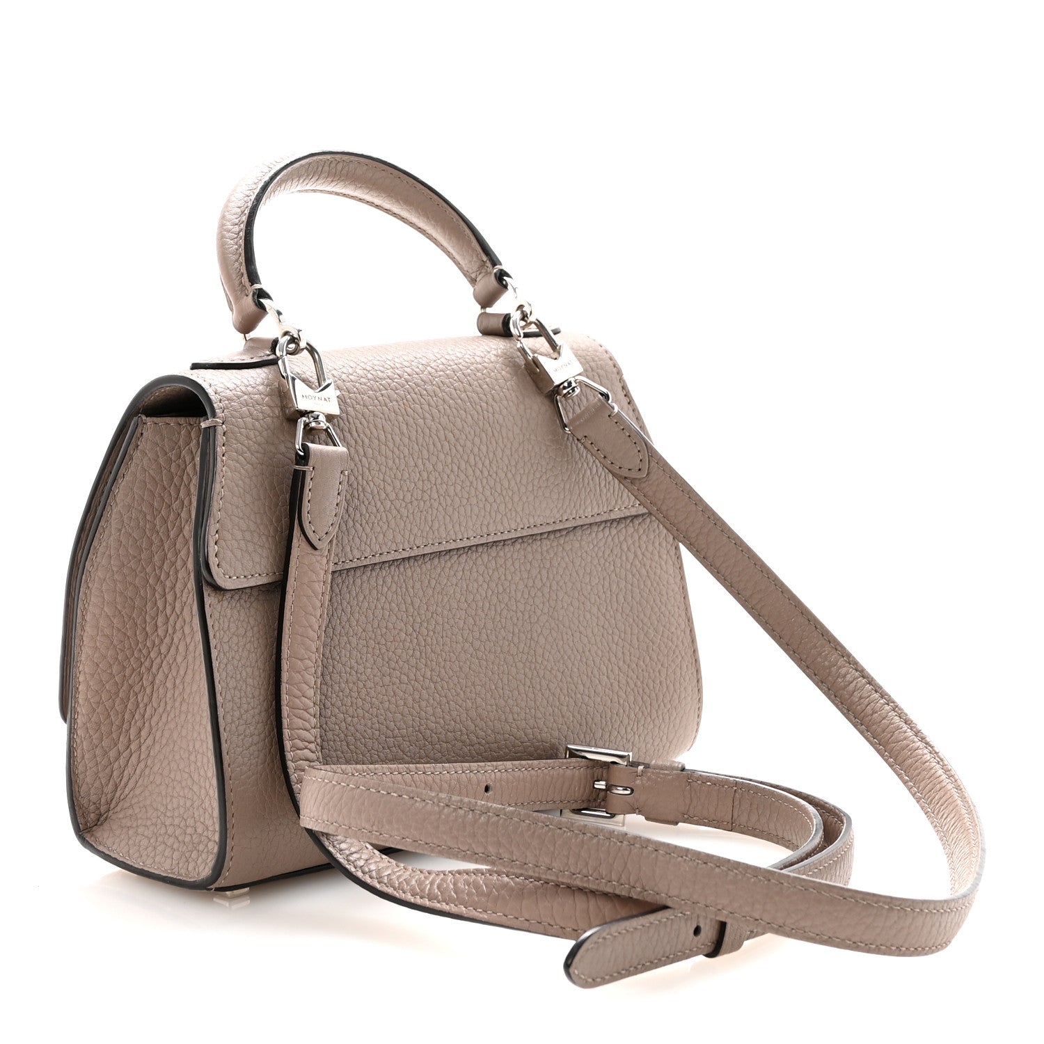 Moynat Taurillon Blush Rejane BB Tourterelle 3 of 9