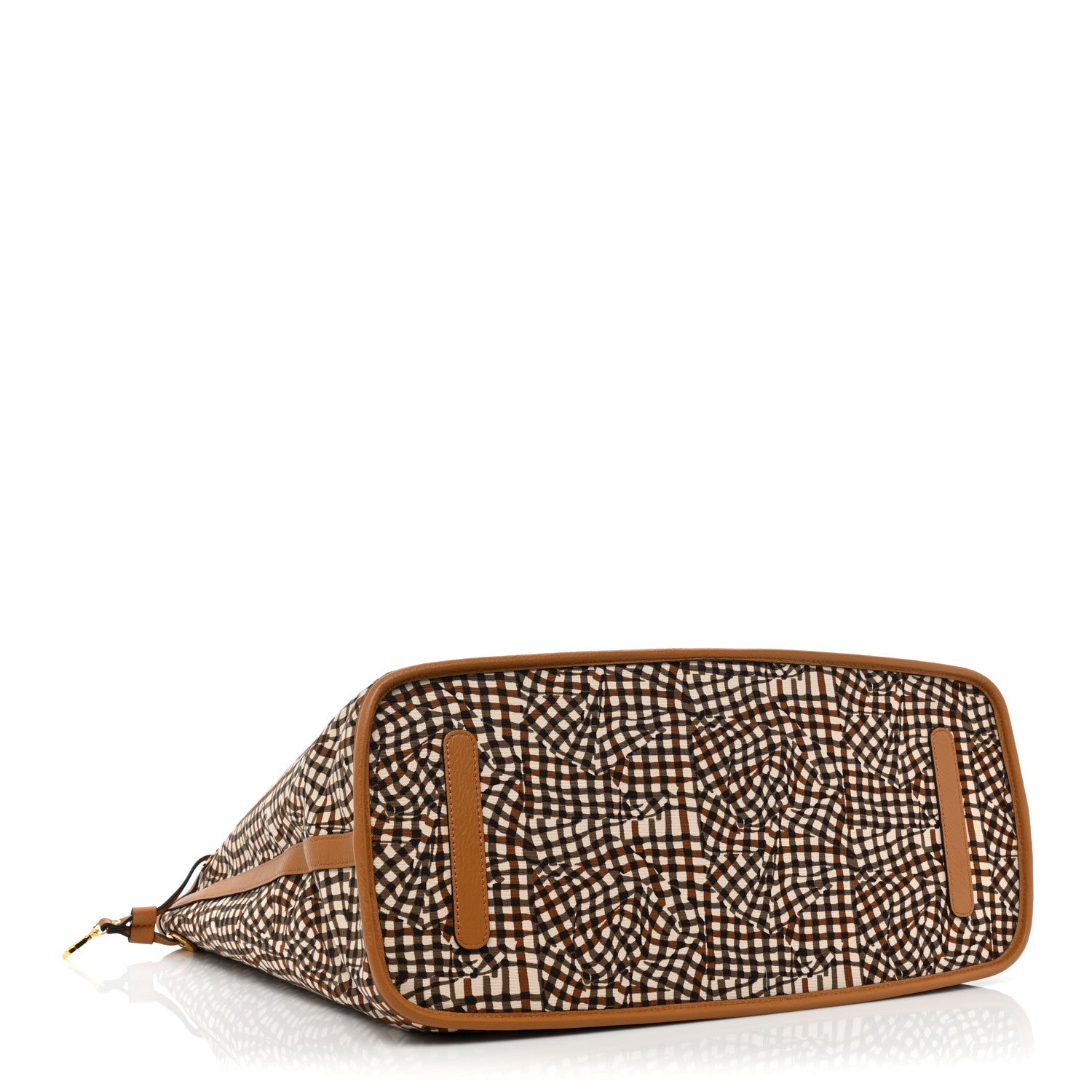 MCM Visetos Large Liz Reversible Shopper Tote Cognac 8 of 12