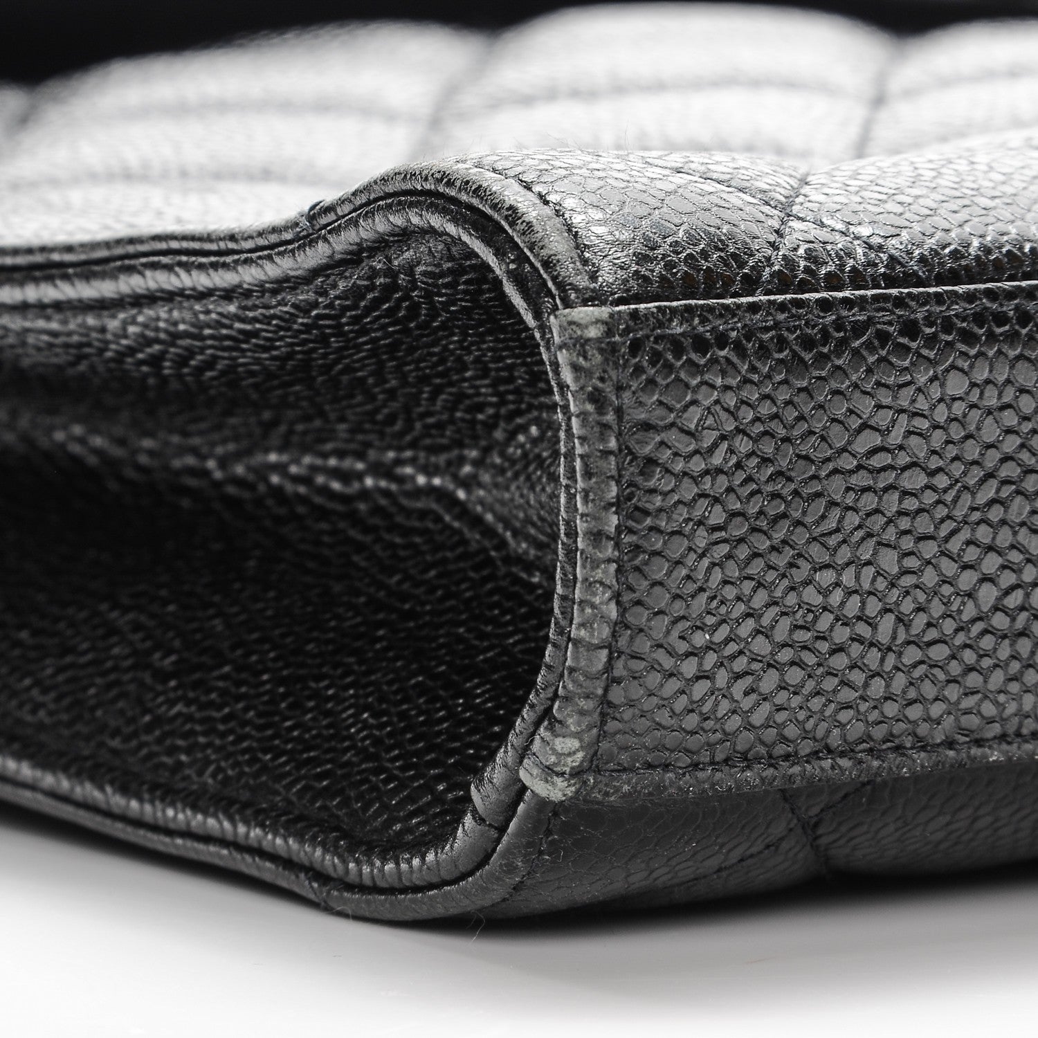 Chanel Caviar Quilted Briefcase Laptop Bag Black 9 of 13
