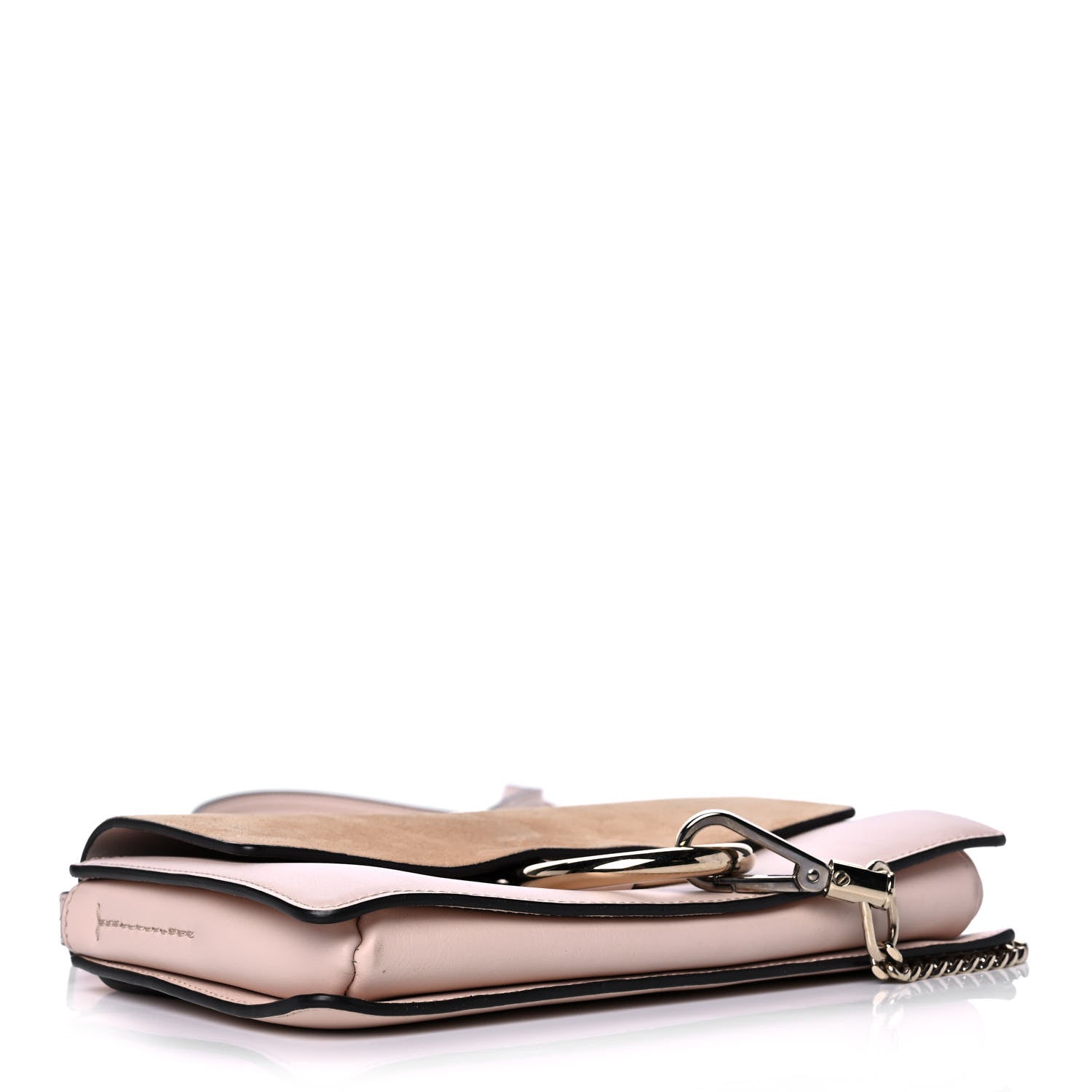 Chloe Suede Calfskin Small Faye Shoulder Bag Blushy Pink 4 of 11